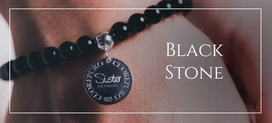 Linea bracciali Black Stone